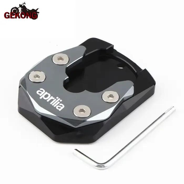 Support d'extension latéral de pied de moto CNC, plaque de support, support d'agrandissement, convie