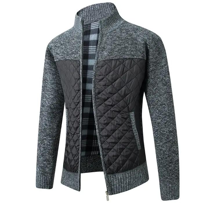Manteau cardigan tricoté en automne et en hiver, version coréenne de coupe ajustée et pull tendance