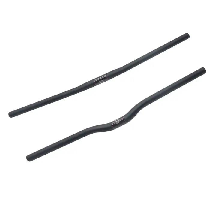 Guidon de vélo pliant entièrement en carbone, guidon horizontal, forme unique, guidon droit ultralég