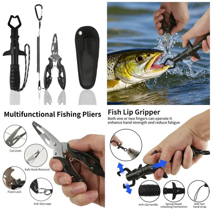 Filet d'atterrissage de pêche en alliage d'aluminium multifilament étendu jusqu'à 190cm pour pêcheurs débutants et experts toutes occasions