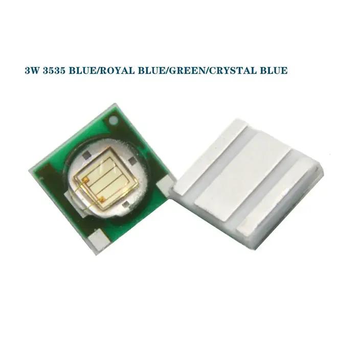 10 pièces LED haute puissance 3535 puce 3w SMD UV bleu rouge vert IR blanc Royal 520 365 380 390 395