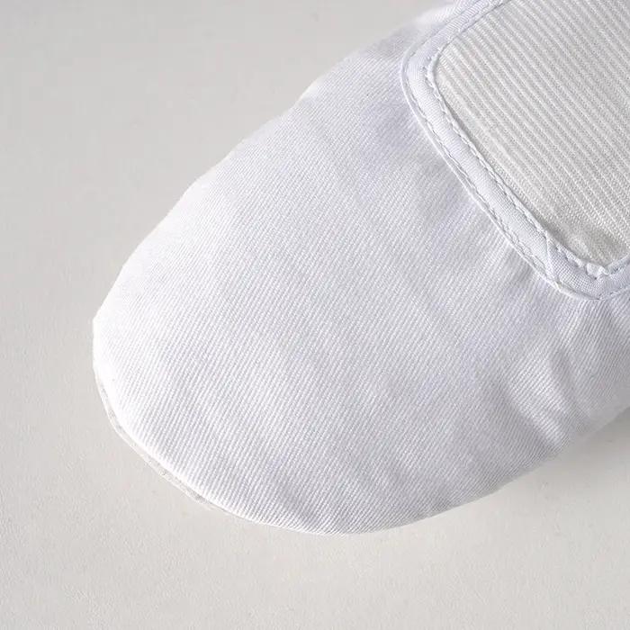 Femmes chaussures de gymnastique adulte semelle souple toile Yoga filles Ballet chaussures de danse