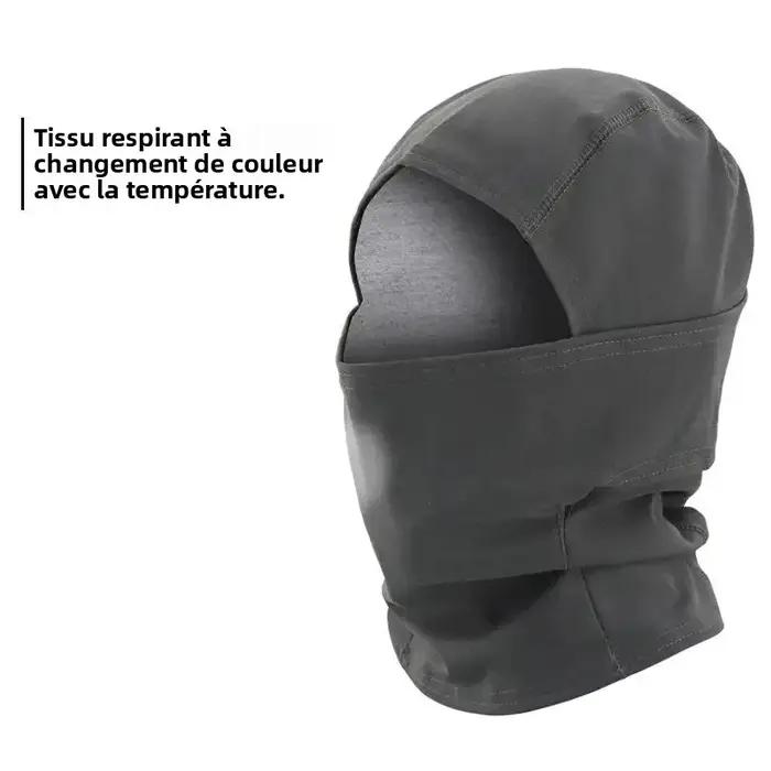 Cagoule thermique changement de couleur hiver - Masque sensible température respiration outdoor dégradé