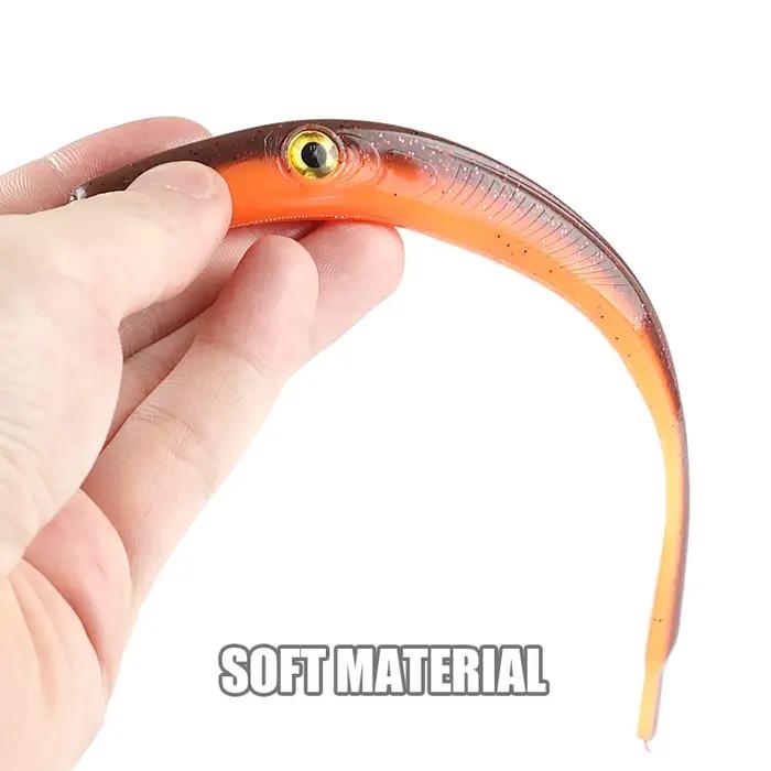 Supercontinent Crazy Slug 185mm/3 pièces 125mm/6 pièces leurre de pêche souple bar appât artificiel