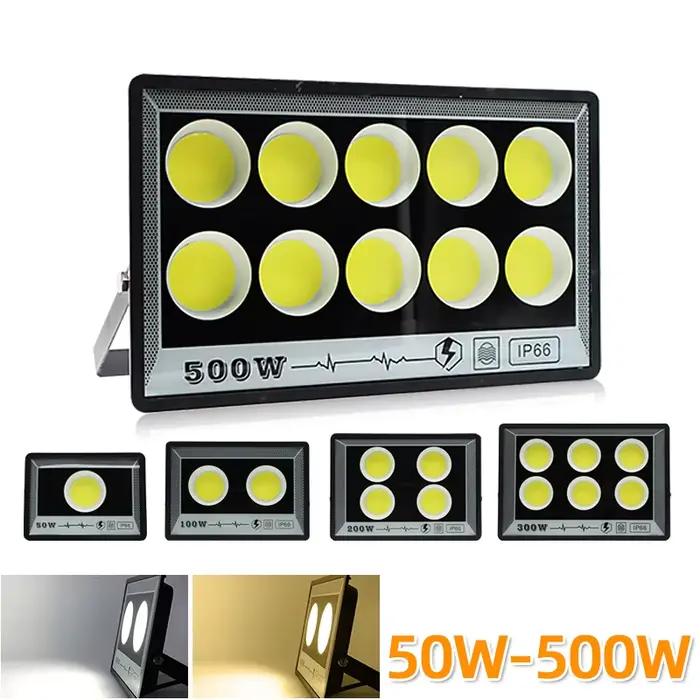 Éclairage LED 50W 100W 200W 300W 400W 500W 220V projecteur IP65 lampe étanche Led projecteur extérie