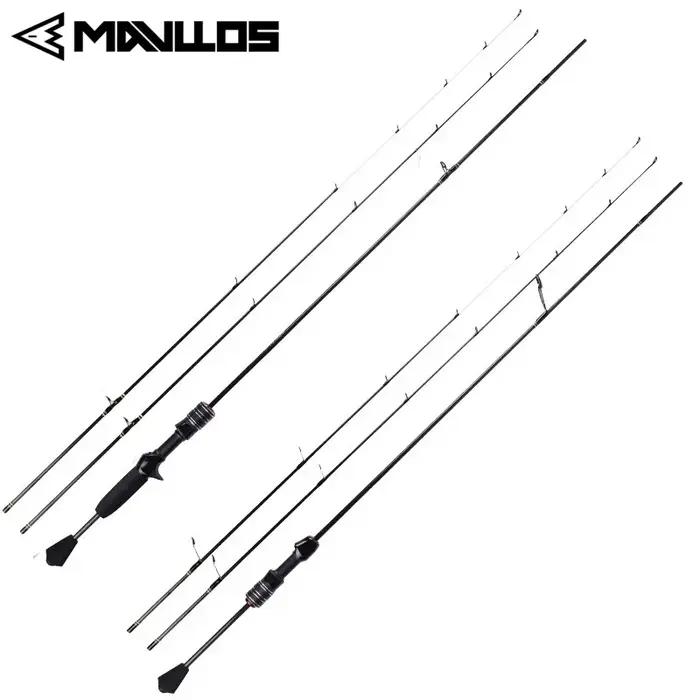 Mavllos délicatesse pointe solide canne à filer leurre 0.6-8g/0.8-10g rapide ultraléger carbone UL p