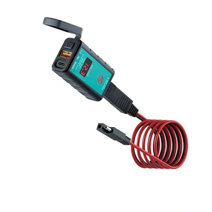 Chargeur USB étanche pour moto