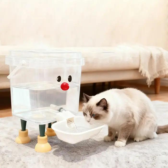 Nouveau distributeur d'eau automatique pour chien, fontaine pour chat et chien, distributeur d'eau pour chiot, design cartoon, pour la maison et le salon
