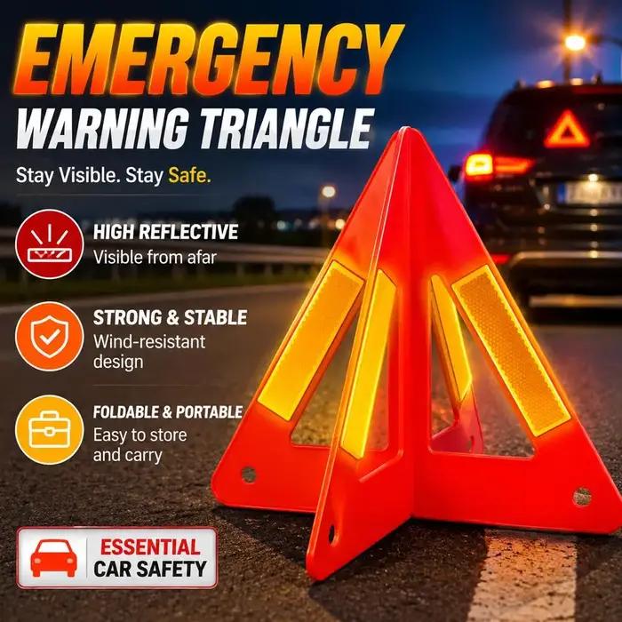 Triangle de signalisation d'urgence pour voiture