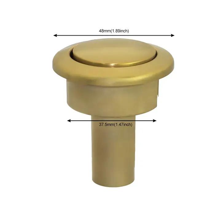 Pour Siamp pour Storm 33A bouton poussoir de toilette or brossé bouton de chasse d'eau pour la maison salle de bain Valve de chasse d'eau 34335077