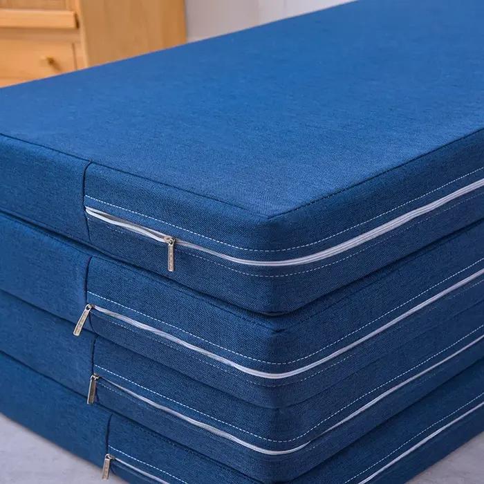 Matelas en mousse à mémoire de forme à quatre volets, matelas en mousse à mémoire de forme à haute é