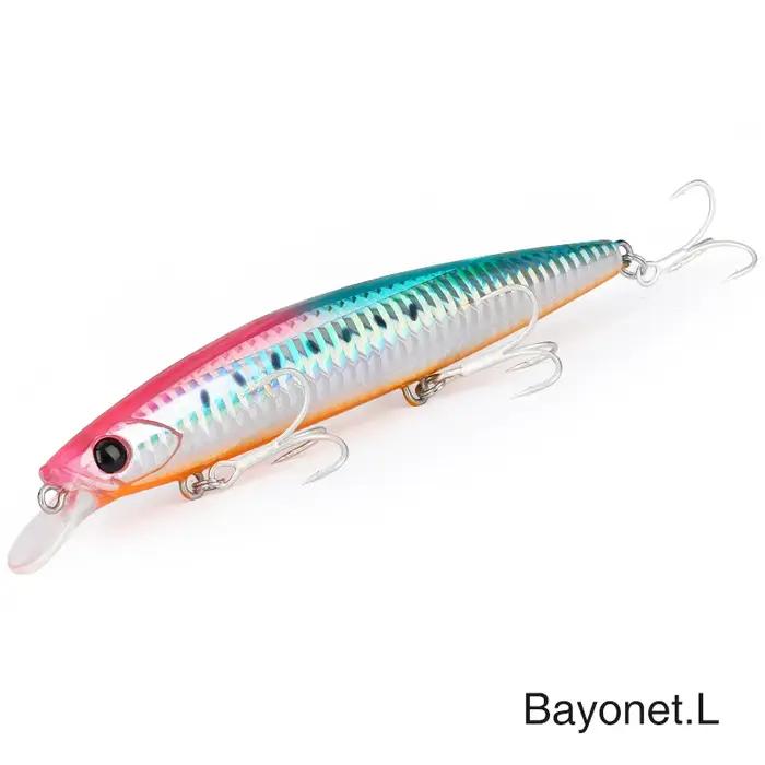 TSURINOYA 135mm 26.4g Ultra longue coulée 135S eau salée coulant vairon bayonet Tungaten poids leurre de pêche bar appât