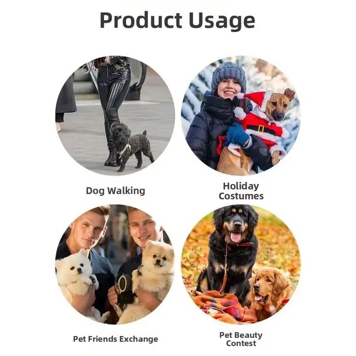 Vêtements d'hiver pour chiens motif ours sans manches chauds et confortables pour chiots et animaux de compagnie utilisation en extérieur pour promenades et froid intense