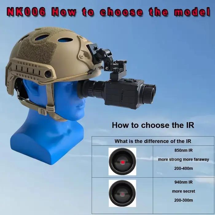 Jumelles de vision nocturne Megaorei NK006 infrarouge 5x - Goggles numériques 1080P pour chasse crépusculaire
