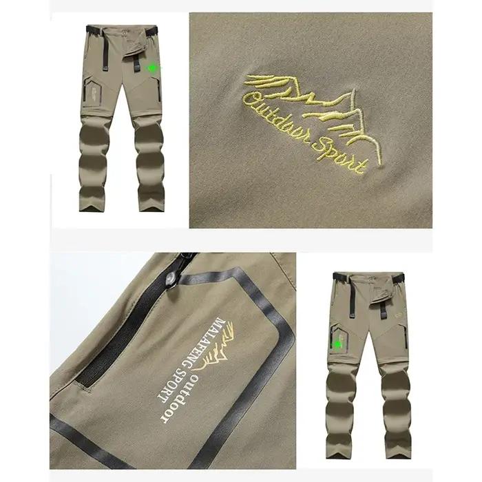 Pantalon randonnée démontable couple homme femme printemps camping trekking respirant séchage rapide outdoor