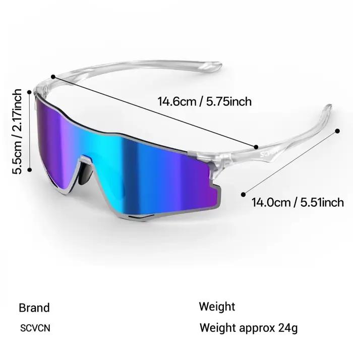 Lunettes de soleil SCVCN pour hommes, légères, pour la course à pied, le cyclisme, photochromiques,