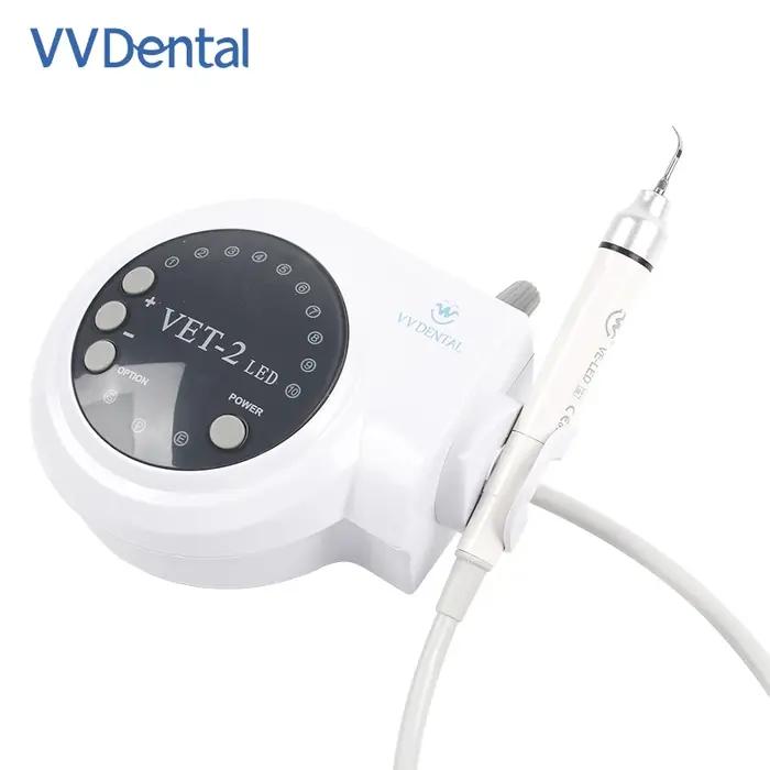 VVDental VET-2 Détartreur ultrasonique dentaire 28-30kHz, éliminateur de plaque et de tartare piézoélectrique, traitement de la parodontite, 10 vitesses, interrupteur au pied