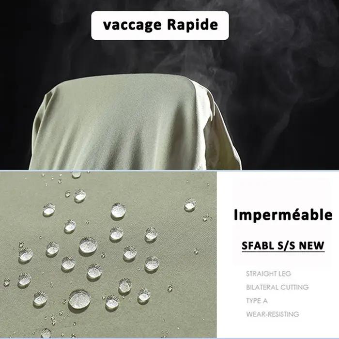 SFABL L-5XL D'été À vaccage Rapide Pantalon Hommes commandé Imperméable DulPants