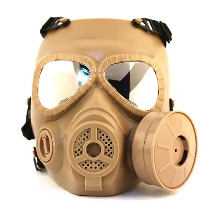 Masque à gaz tactique M04 crâne factice avec ventilateur pour airsoft paintball chasse cosplay protection