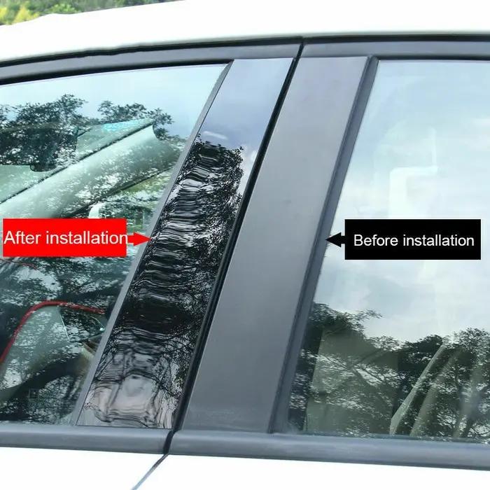 Autocollants de moulage de couverture de revêtement d'habillage de fenêtre de porte de poteaux de pi