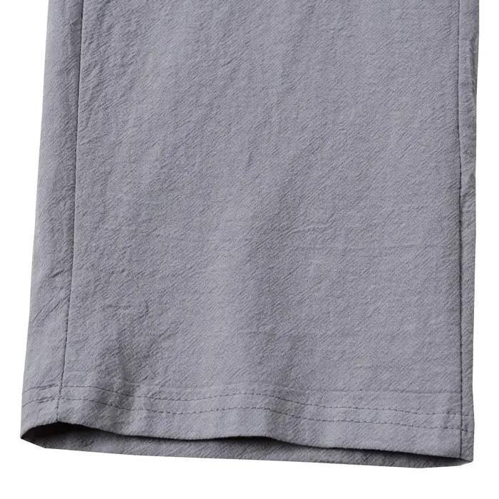 NOUVEAU Pantalon en coton et lin pour hommes européens et américains, pantalon de travail multi-poch