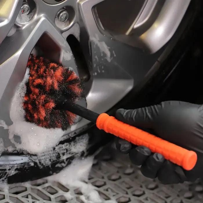 SPTA – brosse douce en microfibre pour roues, 1 pièce, 3 tailles au choix pour le nettoyage des jant