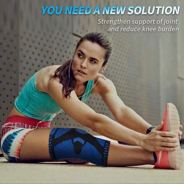 Genouillère de Sport professionnelle, 1 pièce, pour l'arthrite, Crossfit, coussinets de soutien, déc
