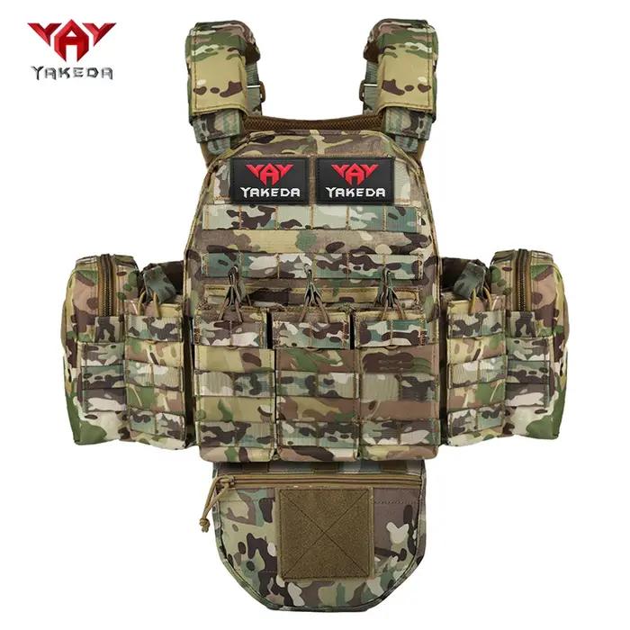 Gilet de chasse multifonctionnel YAKEDA avec plusieurs poches pour équipement
