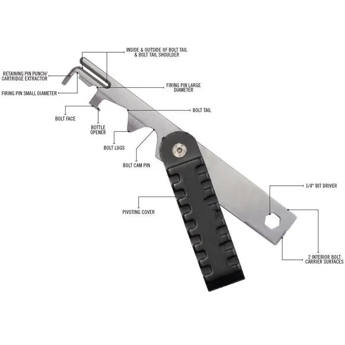 Grattoir fusil grattoir BCG outil de retrait de carbone 223/5.56 AVAR15S AR 15 pistolet de chasse AR-15 Kits de