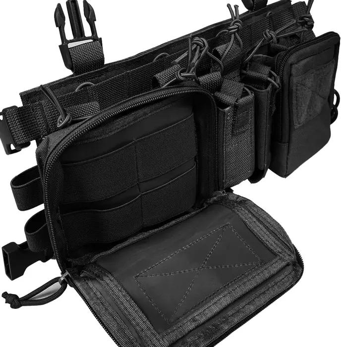 Gilet de poitrine tactique, sac de plate-forme, gilet d'entraînement sur le terrain, sangle de Camou