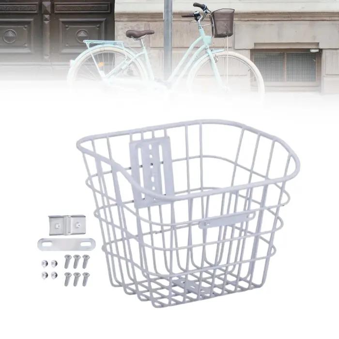 Panier de vélo support de chargement organisateur dégagement rapide avant