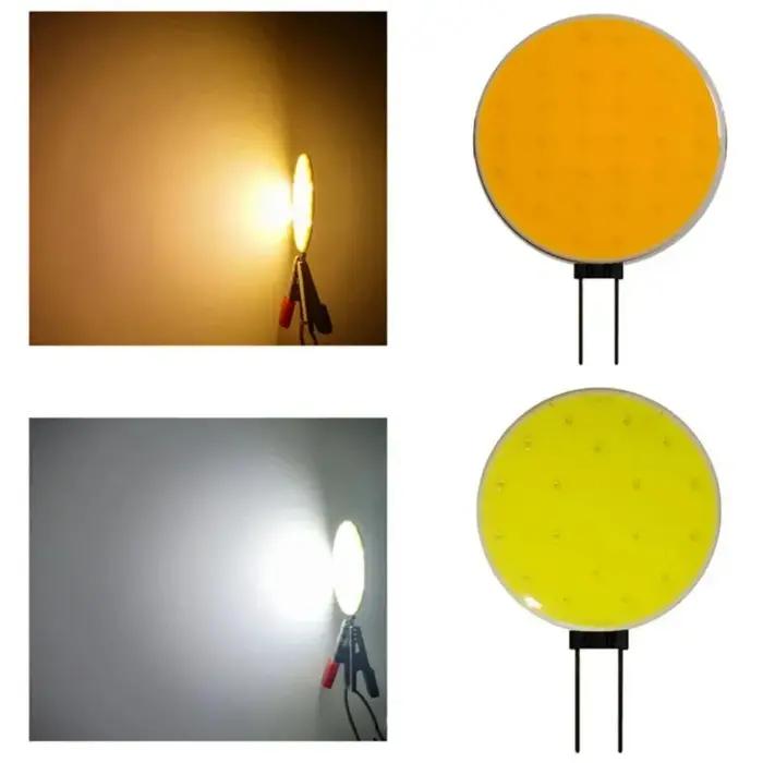 Ampoule COB à puce LED G4, 5W 7W DC 12V SMD 5050, blanc froid, blanc chaud, éclairage de tête, rempl