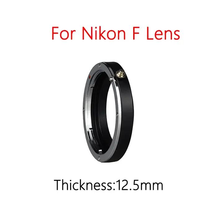 Adaptateur d'objectif d'appareil photo pour objectif Canon EF/Nikon F vers