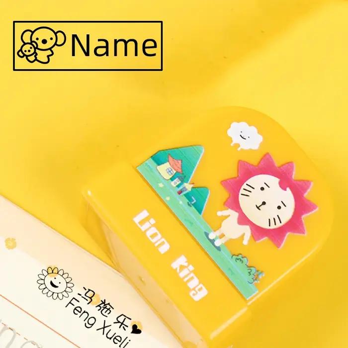 Sceaux de nom personnalisés imperméables non délavés pour enfants vêtements jouets transport animaux nature occasion spéciale enfants