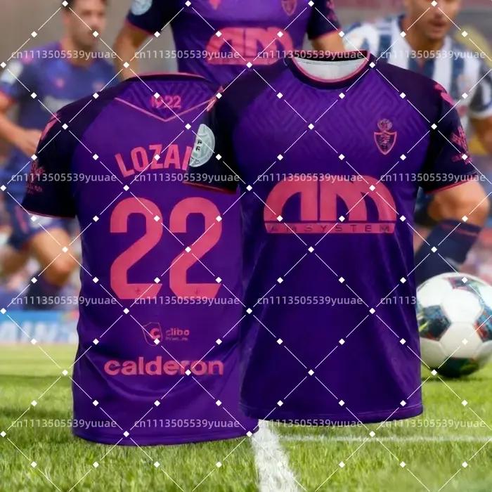 Nouveau T-shirt d'entraînement de football pour hommes, collection été 2026, style espagnol, respira
