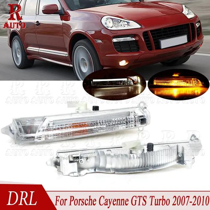 R-AUTO 7L5941181E 7L5941182E feux de jour conduite pare-chocs avant LED antibrouillard pour Porsche
