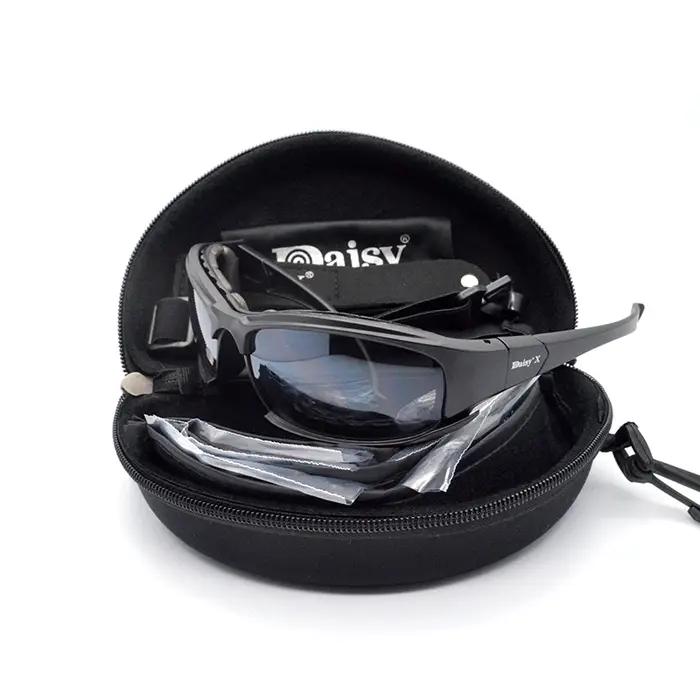 Lunettes tactiques polarisées Daisy X7 C5 pour hommes, lunettes de chasse en plein air, lunettes de