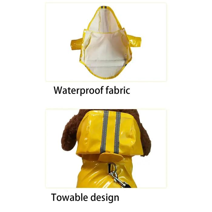 Imperméable à capuche pour chien