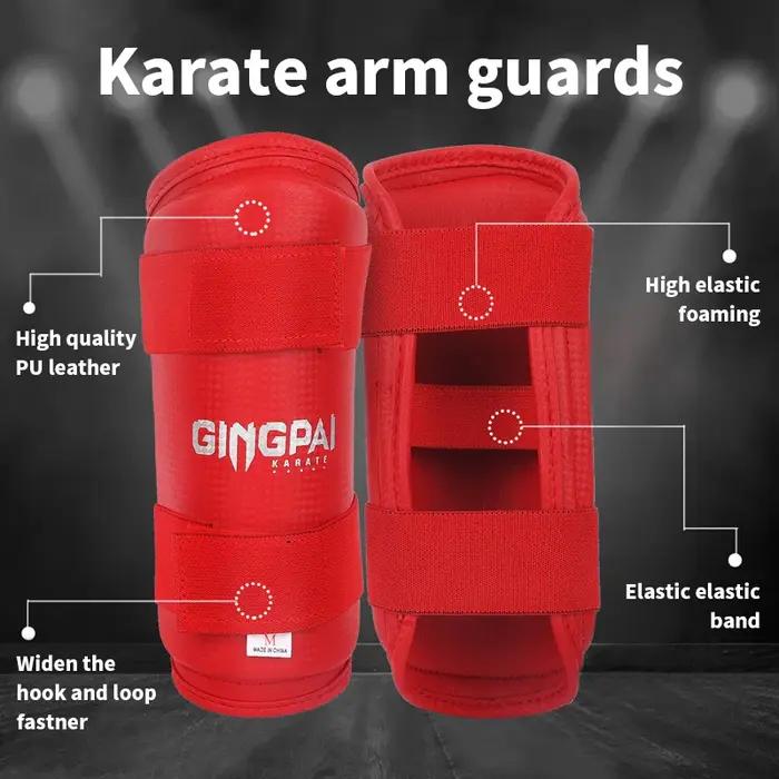 Protège-bras de karaté Taekwondo pour adultes et enfants, équipement de protection, protection des bras et des coudes, équipement Barcer, gastronomie
