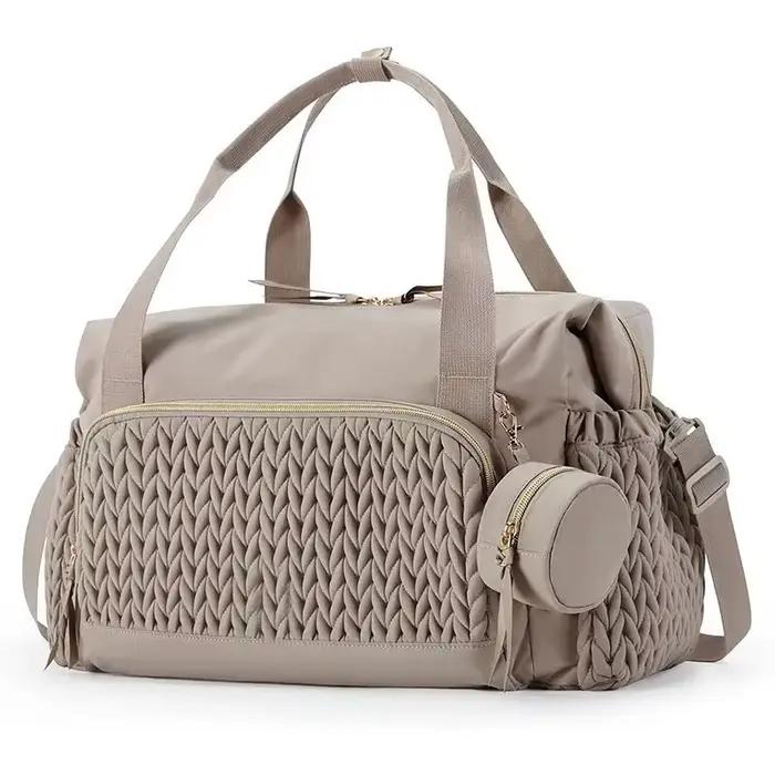 Sac à couches pour maman, organisateur de grande capacité pour bébé, sacs suspendus pour poussette,