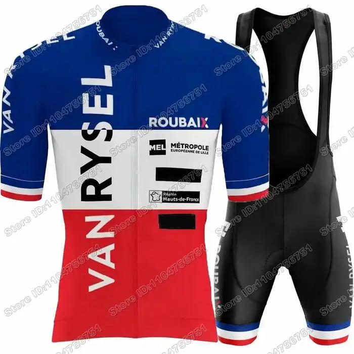 Maillot de Cyclisme Équipe Van Rysel-Roubaix 2026 Champion de France