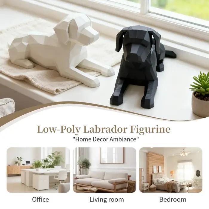 Figurine de Labrador à faible polyvalence polyvalente