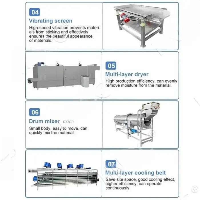 Machine de production d'aliments pour animaux de compagnie double visserie extrudeuse à haute efficacité pour chiens chats et poissons