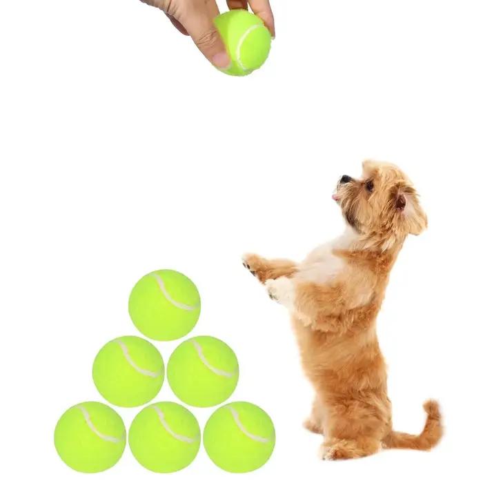 Balles de tennis pour chiens polaire 2 pouces compatibles avec lancementeurs automatiques pour petits chiens entraînement jeuextérieur occasions spéciales