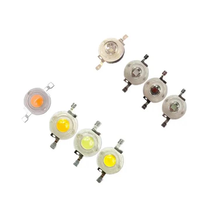 Perles LED haute puissance 1W 3w, blanc froid 6000k chaud naturel 4000k rouge 660nm vert bleu 460nm