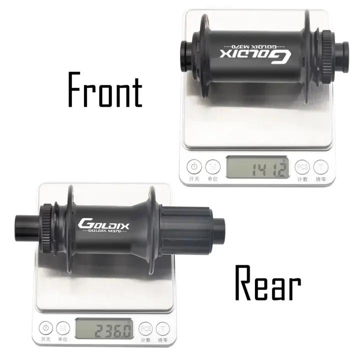 GOLDIX-Moyeu de vélo GDXsuspec, roulement scellé, verrouillage central, frein à disque, coude en J,