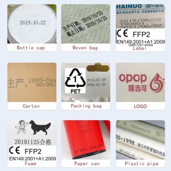 Cartouche d'encre pour imprimante à jet d'encre portable YAOMATEC A12 à séchage rapide, compatible avec les solvants écologiques, haute adhérence, 12,7 mm