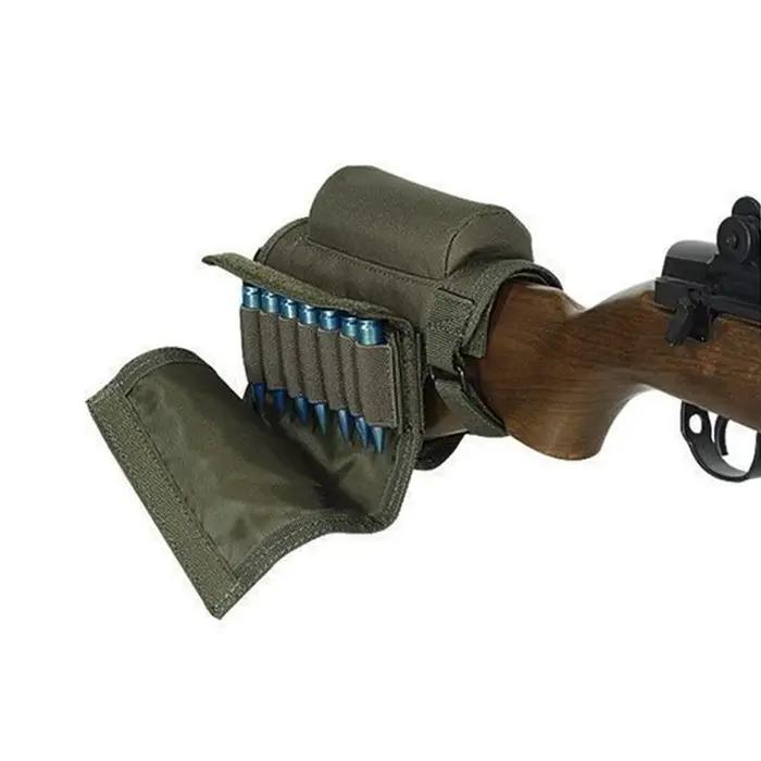 Repose-joue tactique pour fusil avec pochette pour munitions