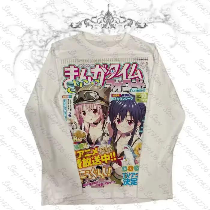Vêtements pour femmes Printemps 2025, T-shirts graphiques Y2K, T-shirts Harajuku Y2K Kitty pour femm