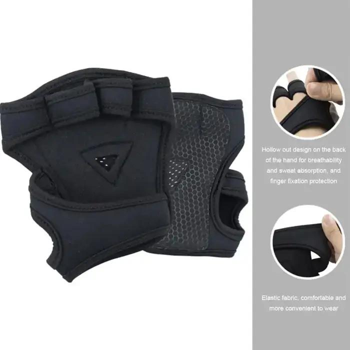 Gants de protection de paume pour femmes en polyester, antidérapants, respirants, pour cyclisme, escalade, randonnée et haltérophilie
